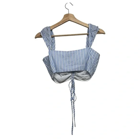 NWOT REVOLVE L’ACADEMIE The Catalina Top Sky Stripe S - Picture 8 of 9